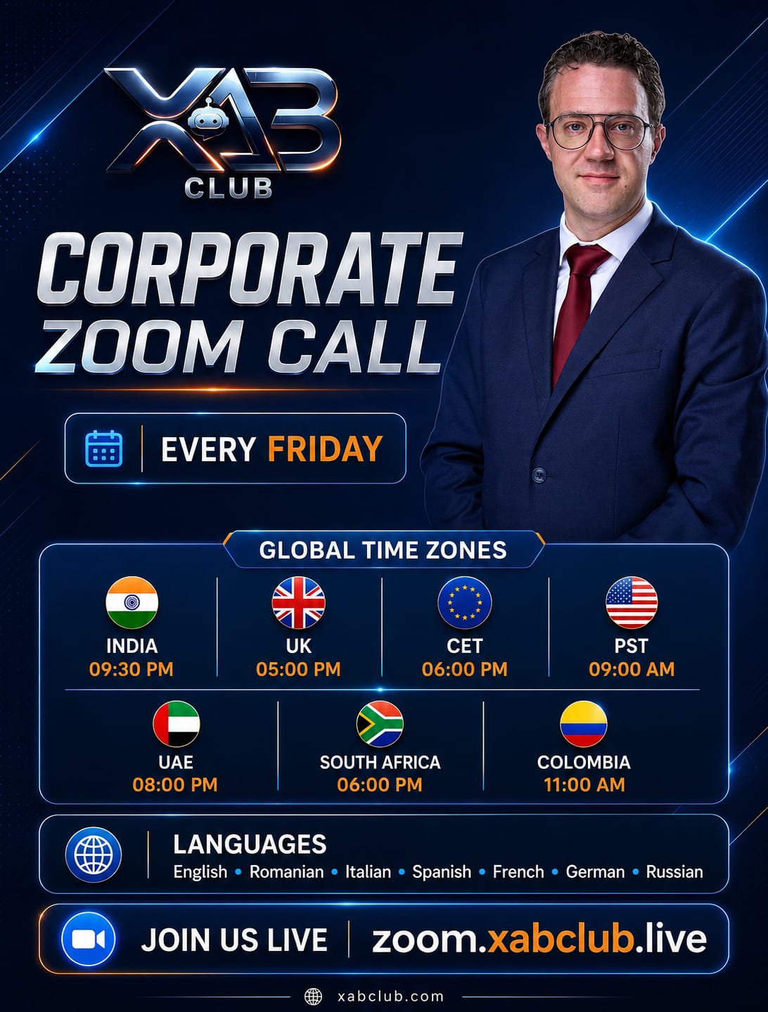 XAB Club Corporate Zoom Call